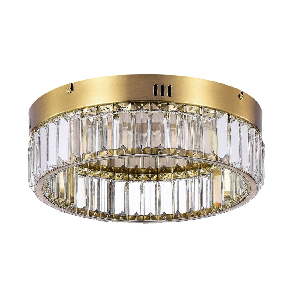 STELLA luminaire plafonnier doré et crystal AC6724BB – LUMINAIRE