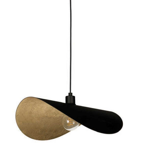 SACEDA luminaire suspension Noir/feuille d'or | Luminaire Plus.ca