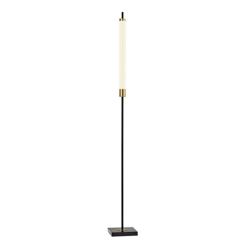 PIPER lampe de plancher noir et doré 4191-01 | Luminaire Plus.ca