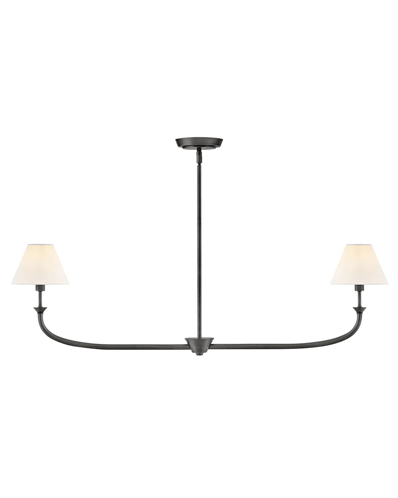 GRETA luminaire suspendu 41"L noir ou doré 45164 | Luminaire Plus.ca