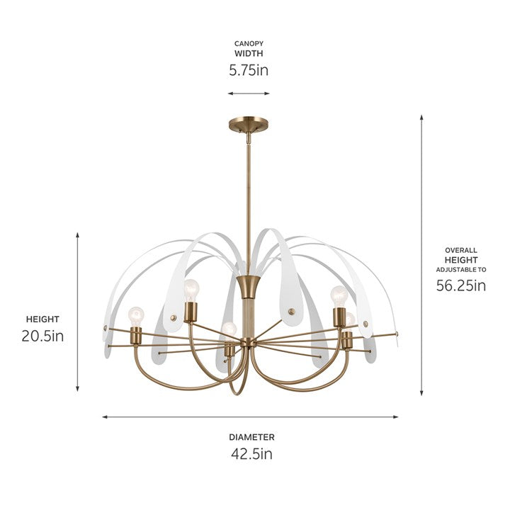 PETAL luminaire suspendu 52573CPZ blanc ou noir | Luminaire Plus.ca