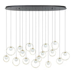 PORTOCOLOM suspension noir et doré 206115A | Luminaire Plus.ca