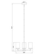 THAYER luminaire suspendu 19"D 742-3 | Luminaire Plus.ca