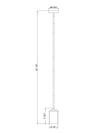 THAYER luminaire suspendu simple 742MP | Luminaire Plus.ca