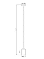 THAYER luminaire suspendu simple 742MP | Luminaire Plus.ca