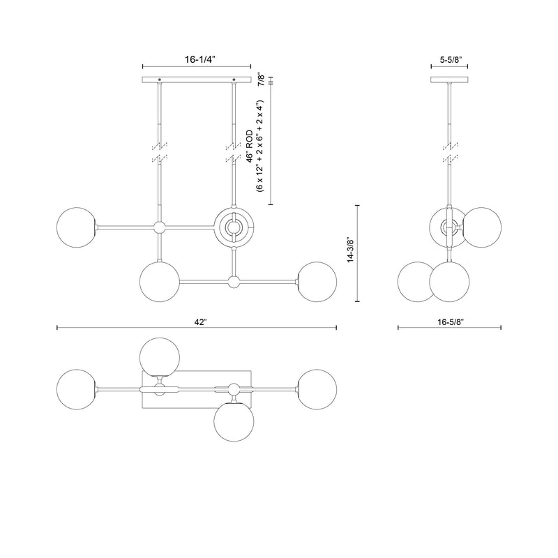 FIORE luminaire suspendu linéaire | Luminaire Plus.ca