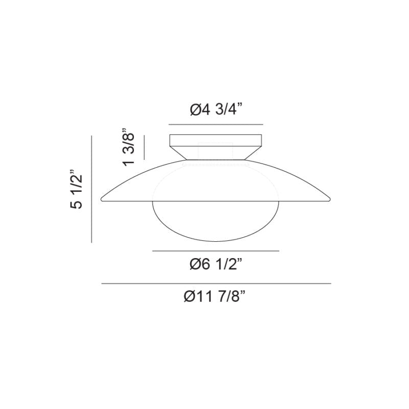 HATLEY luminaire plafonnier rond 12"D | Luminaire Plus.ca