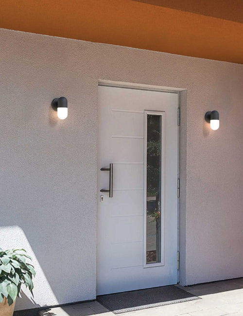 CAPSULE luminaire extérieur murale noir | Luminaire Plus.ca