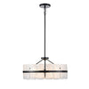 LUNA luminaire suspendu 20"D noir ou doré DVP5206