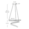 HELIX luminaire suspension del 20" ou 34" SPR20 ou SPR34 | Luminaire Plus.ca 