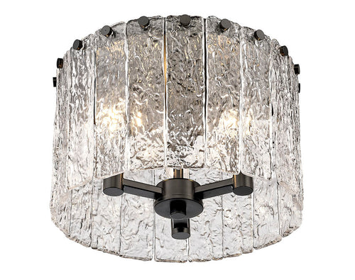 GLACIER luminaire plafonnier noir ou doré IL-107E / IL-107F | Luminaire Plus.ca