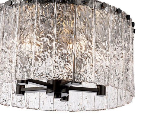 GLACIER luminaire plafonnier noir ou doré IL-107G/ IL-107H | Luminaire Plus.ca