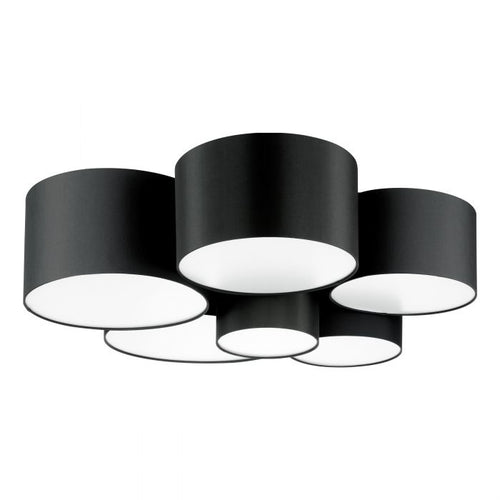 PASTORE II luminaire plafonnier noir 205187A | Luminaire Plus.ca