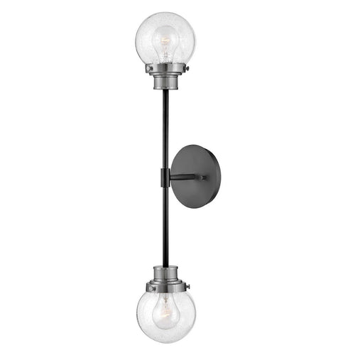 POPPY luminaire noir et nickel brossé 40692BK-BN | Luminaire Plus.ca