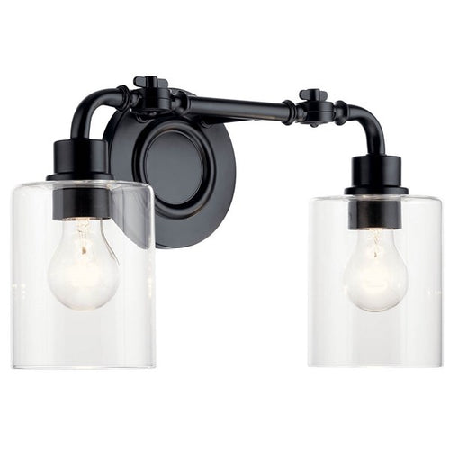 GUNNISON luminaire mural noir 45665BK | Luminaire Plus.ca