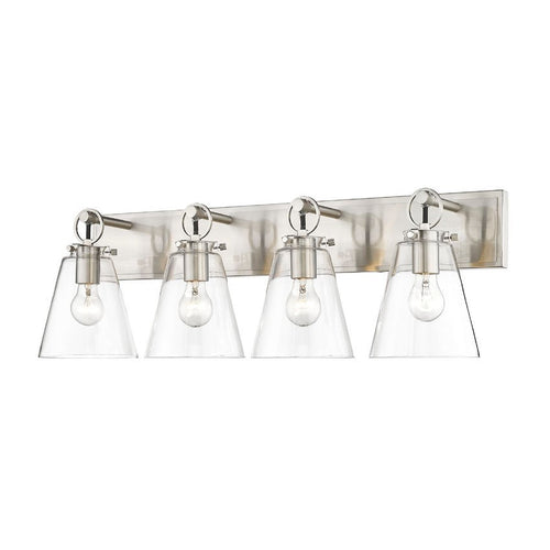 HARPER luminaire mural nickel brossé 483-4V-BN | Luminaire Plus.ca