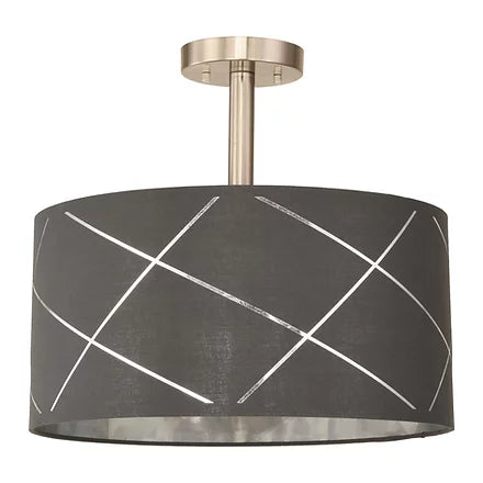 PRUGA luminaire noir, doré et argent CN 9400-SNGBS | Luminaire Plus.ca