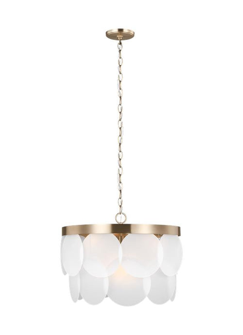 MELLITA luminaire doré et pastilles de verre | Luminaire Plus.ca