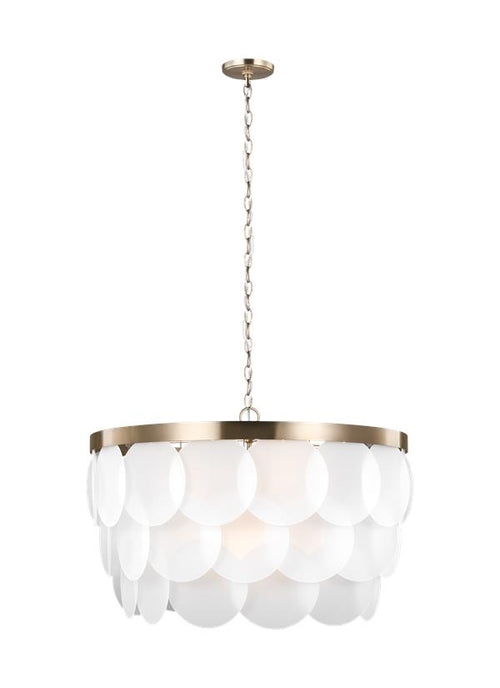 MELLITA luminaire doré et pastilles de verre | Luminaire Plus.ca