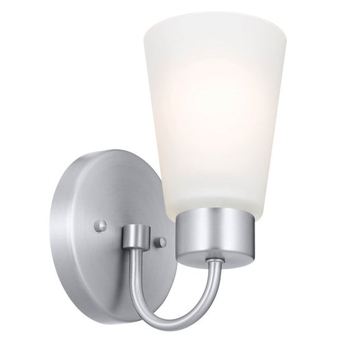 ERMA luminaire mural nickel brossé 52445NI | Luminaire Plus.ca