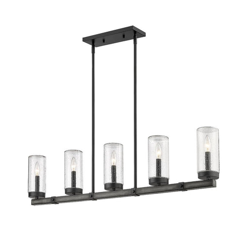 MARLOW luminaire extérieur noir texturé 589-5L-ABB | Luminaire Plus.ca