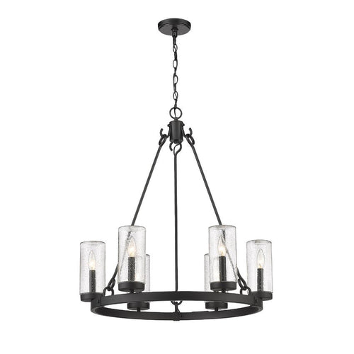 MARLOW luminaire suspendu extérieur noir 589-6BK | Luminaire Plus.ca