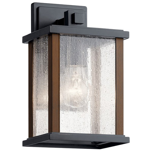 MARIMOUNT luminaire extérieur noir et effet bois | Luminaire Plus.ca