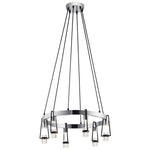 AYSE luminaire suspendu noir et chrome 84126 | Luminaire Plus.ca