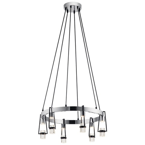 AYSE luminaire suspendu noir et chrome 84126 | Luminaire Plus.ca