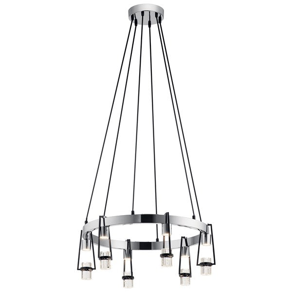 AYSE luminaire suspendu noir et chrome 84126 | Luminaire Plus.ca