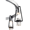 AYSE luminaire suspendu noir et chrome 84126 | Luminaire Plus.ca