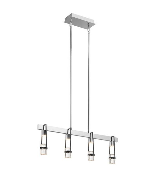 AYSE luminaire suspendu noir et chrome 84127 | Luminaire Plus.ca