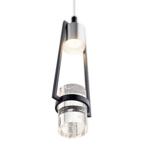 AYSE luminaire suspendu noir et chrome 84188 | Luminaire Plus.ca