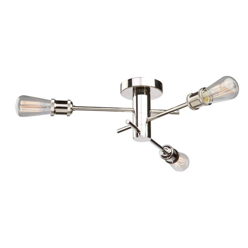 TRIBECA luminaire plafonnier chrome AC10783PN | Luminaire Plus.ca