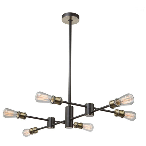 TRIBECA luminaire noir et doré AC10786BK | Luminaire Plus.ca