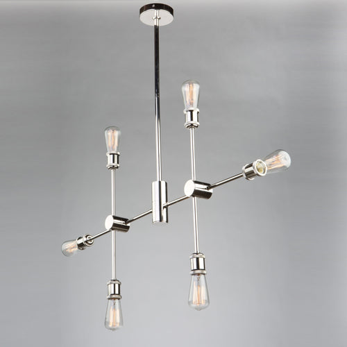 TRIBECA luminaire suspendu chrome AC10786PN | Luminaire Plus.ca