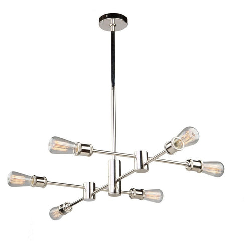 TRIBECA luminaire suspendu chrome AC10786PN | Luminaire Plus.ca