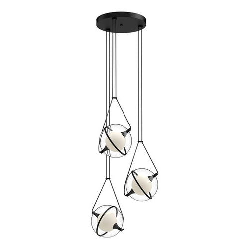 ARIES luminaire suspendu noir, doré, chrome CH76718| Luminaire Plus.ca