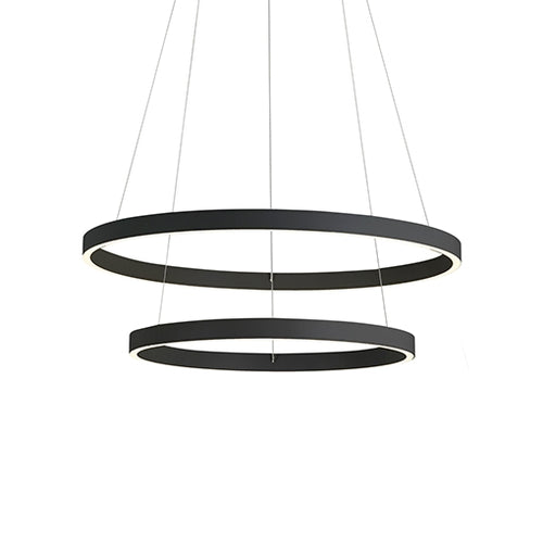 CERCHIO luminaire suspendu noir CH87224-BK | Luminaire Plus.ca