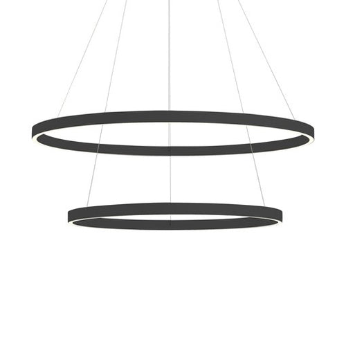 CERCHIO luminaire suspendu noir CH87232-BK | Luminaire Plus.ca