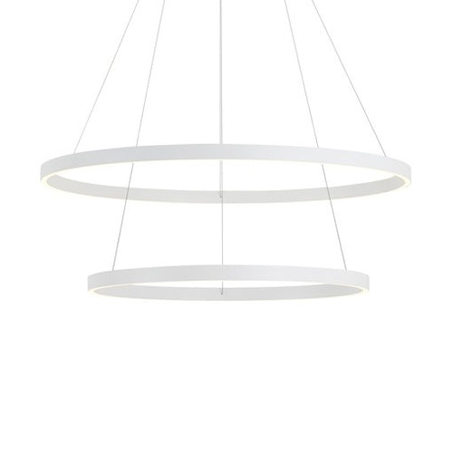 CERCHIO luminaire suspendu blanc CH87232-WH