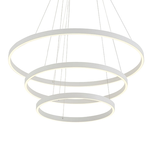 CERCHIO luminaire suspendu blanc CH87332-WH | Luminaire Plus.ca