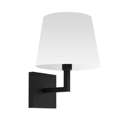 WHITNEY luminaire mural noir et blanc WHN-91W-MB-WH | Luminaire Plus.ca