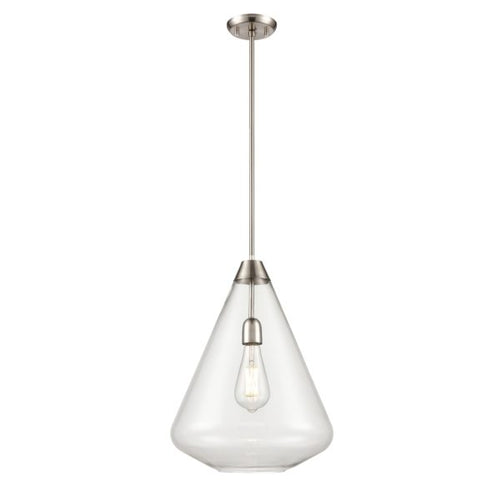 ST JULIAN luminaire nickel brossé DVP25805SN-CL | Luminaire Plus.ca