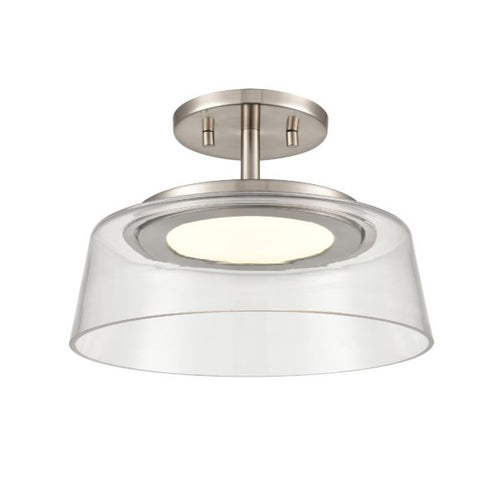 TRIPTYCH luminaire nickel brossé DVP46720SN-CL | Luminaire Plus.ca