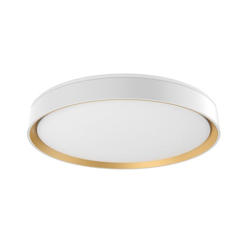 ESSEX luminaire plafonnier blanc et doré FM43920-WH/GD | Luminaire Plus.ca