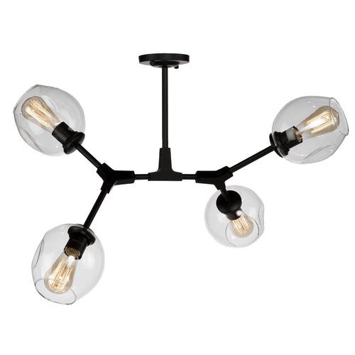 ORGANIC luminaire plafonnier noir JA14024BK | Luminaire Plus.ca