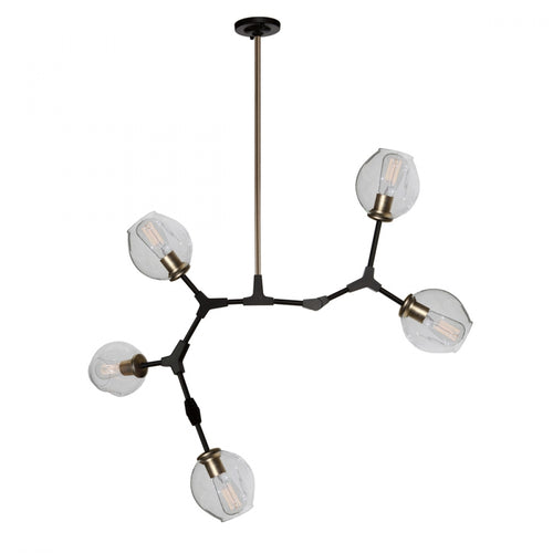 ORGANIC luminaire suspendu noir et doré JA14025VB | Luminaire Plus.ca