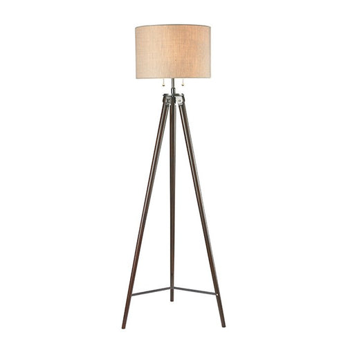 TAYLOR lampe effet bois, bronze et beige LL1063 | Luminaire Plus.ca