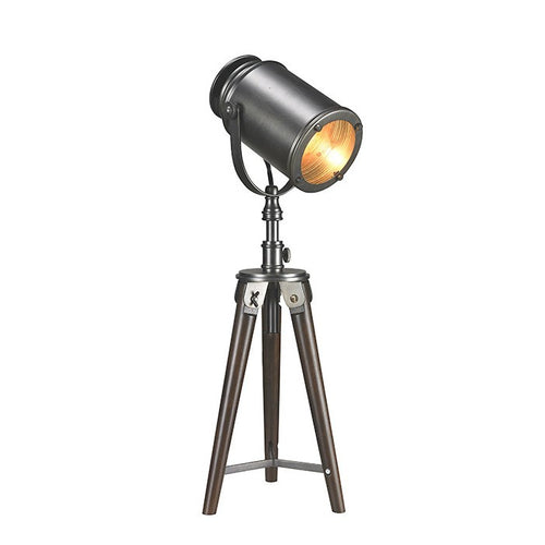 TAYLOR lampe de table effet bois et bronze LL1064 | Luminaire Plus.ca